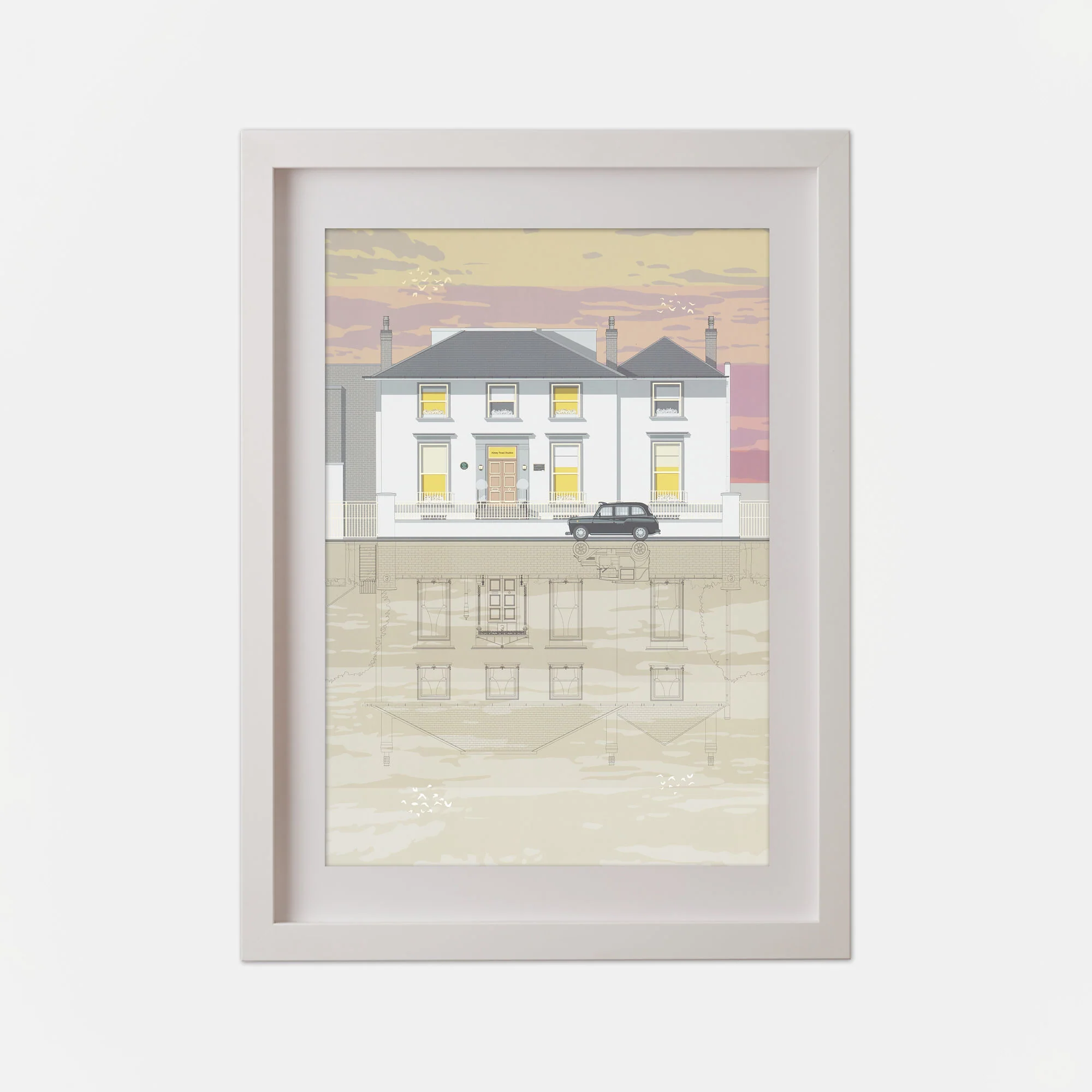 Abbey Road Studios Established 1931 Gold Metallic Print