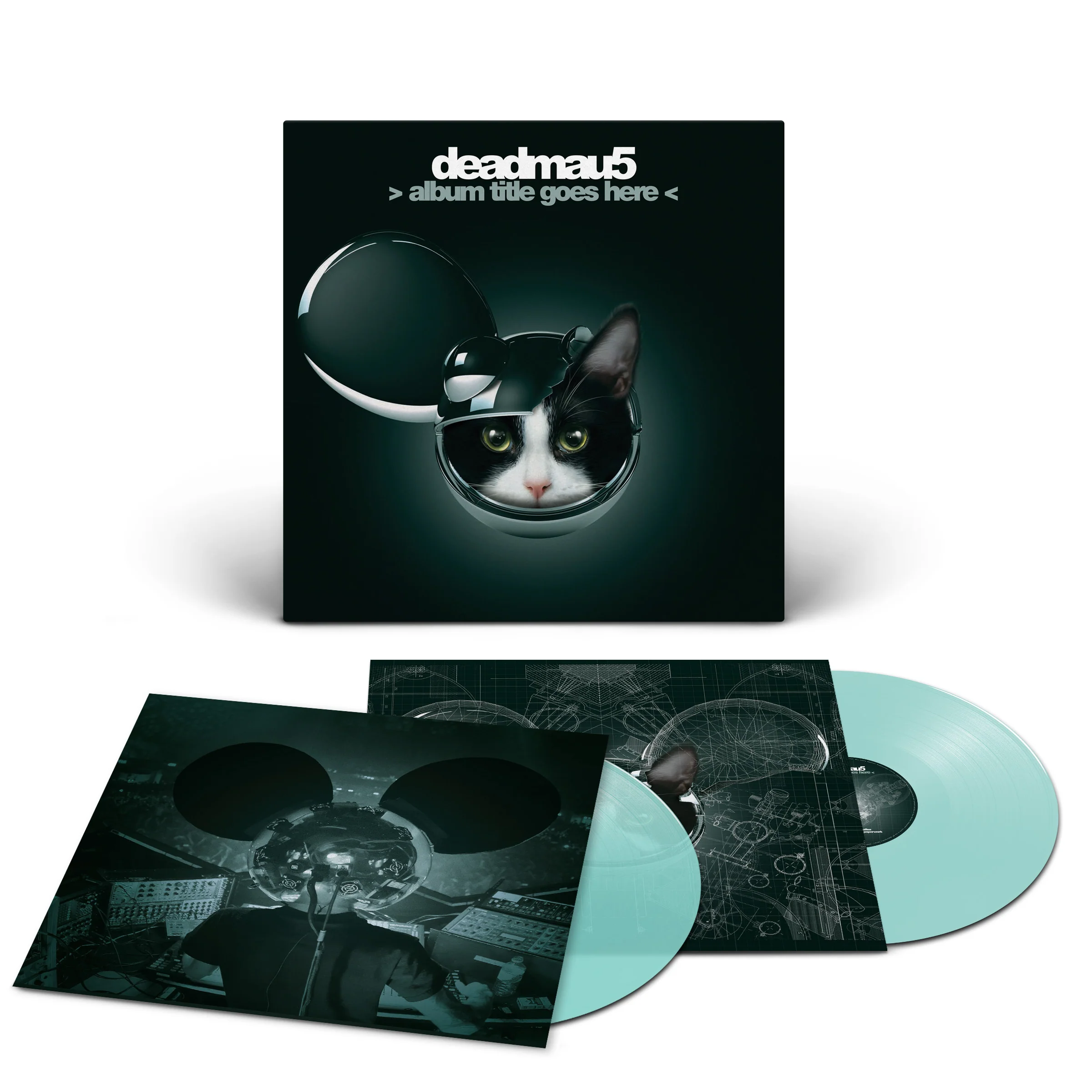 Album Title Goes Here: Translucent Blue Vinyl 2LP