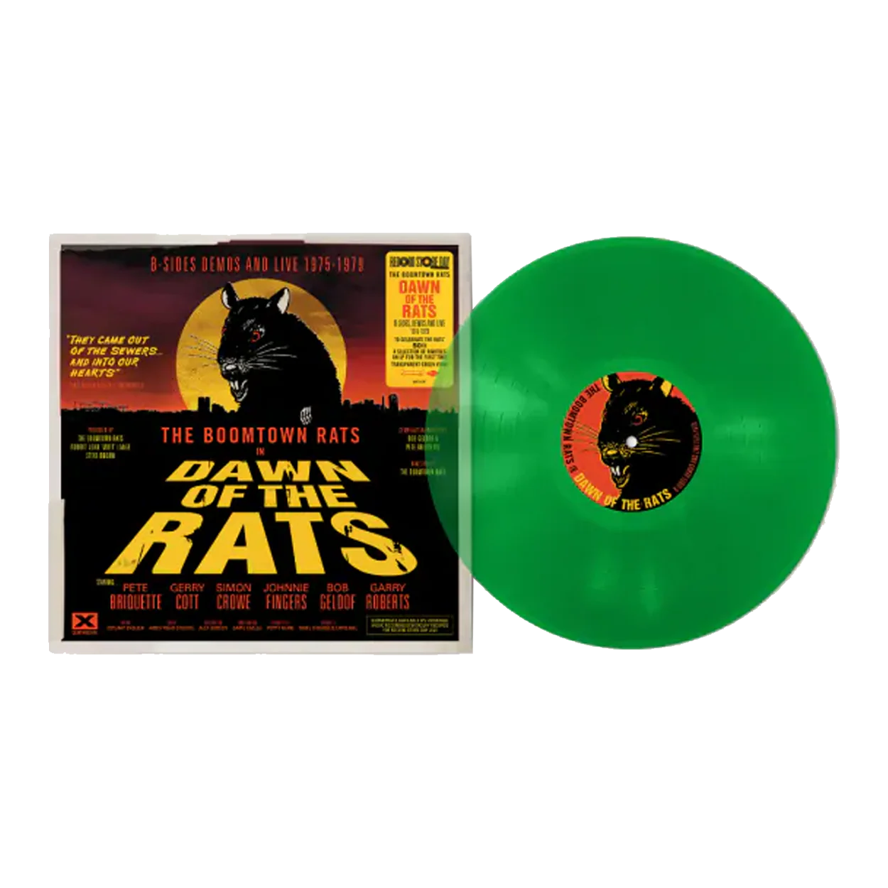 Dawn Of The Rats: B-Sides, Demos And Live 1975-1979 (RSD25): Translucent Green Vinyl LP