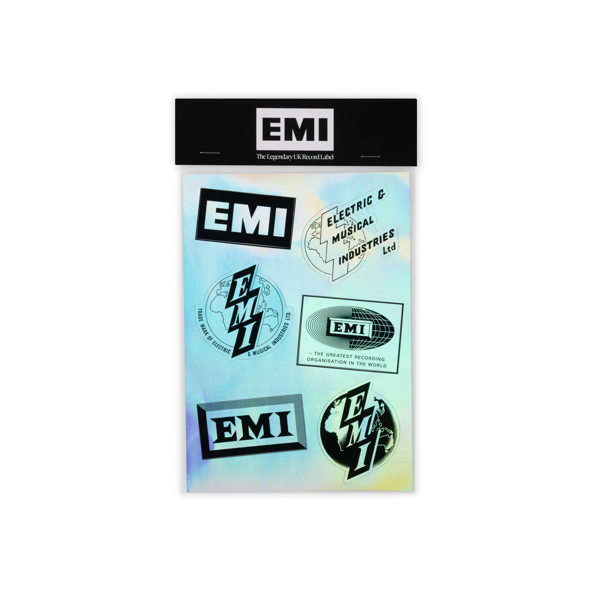 EMI Holographic Logo Sticker Pack
