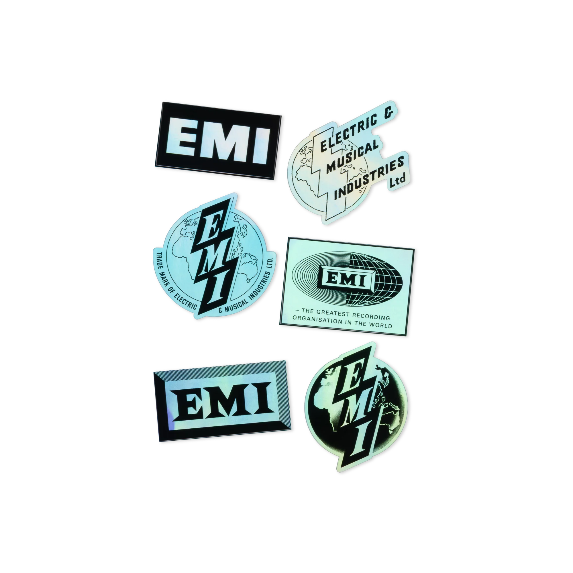 EMI Holographic Logo Sticker Pack - Image 2