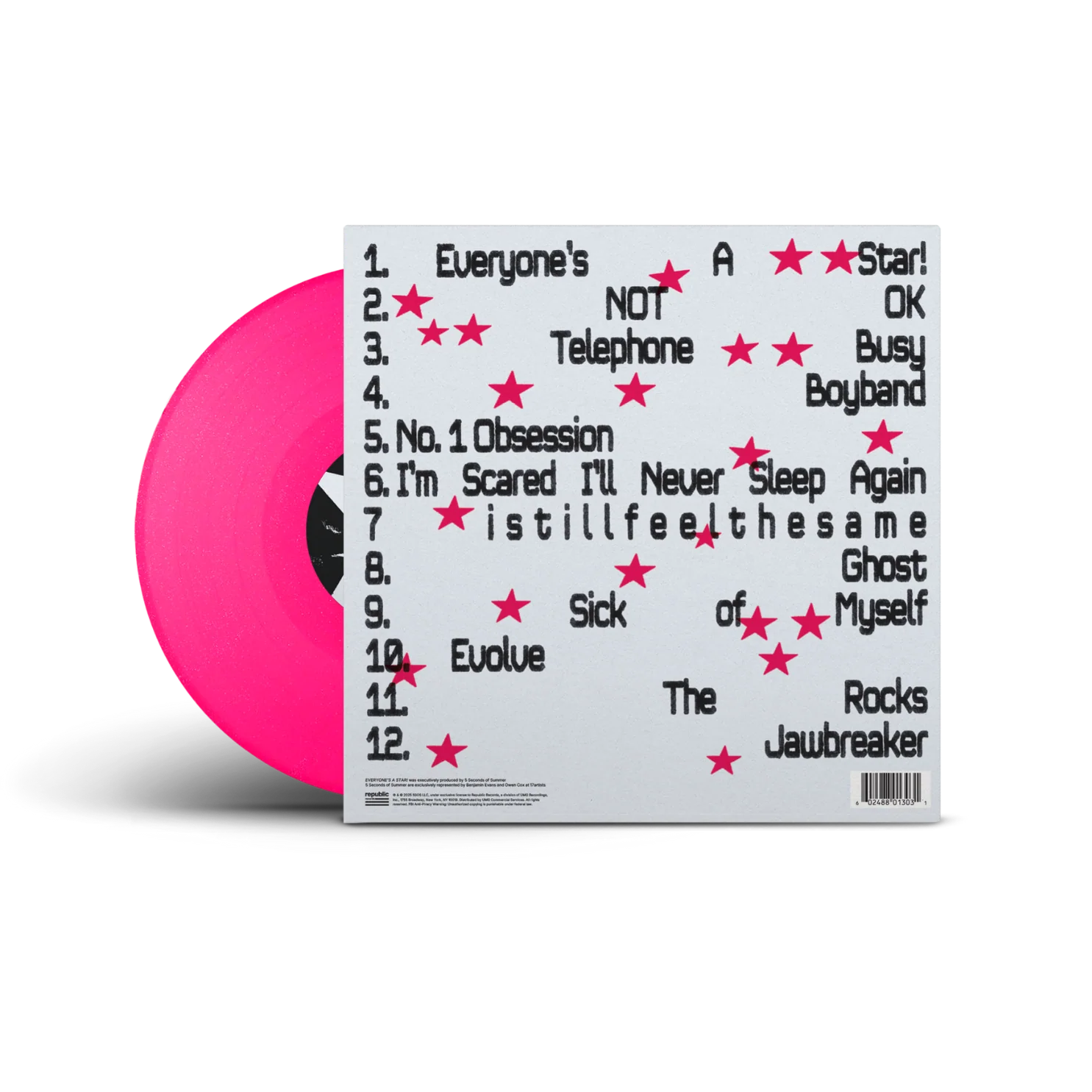 Everyone’s A Star! Exclusive Hot Pink Glitter Vinyl - Image 3