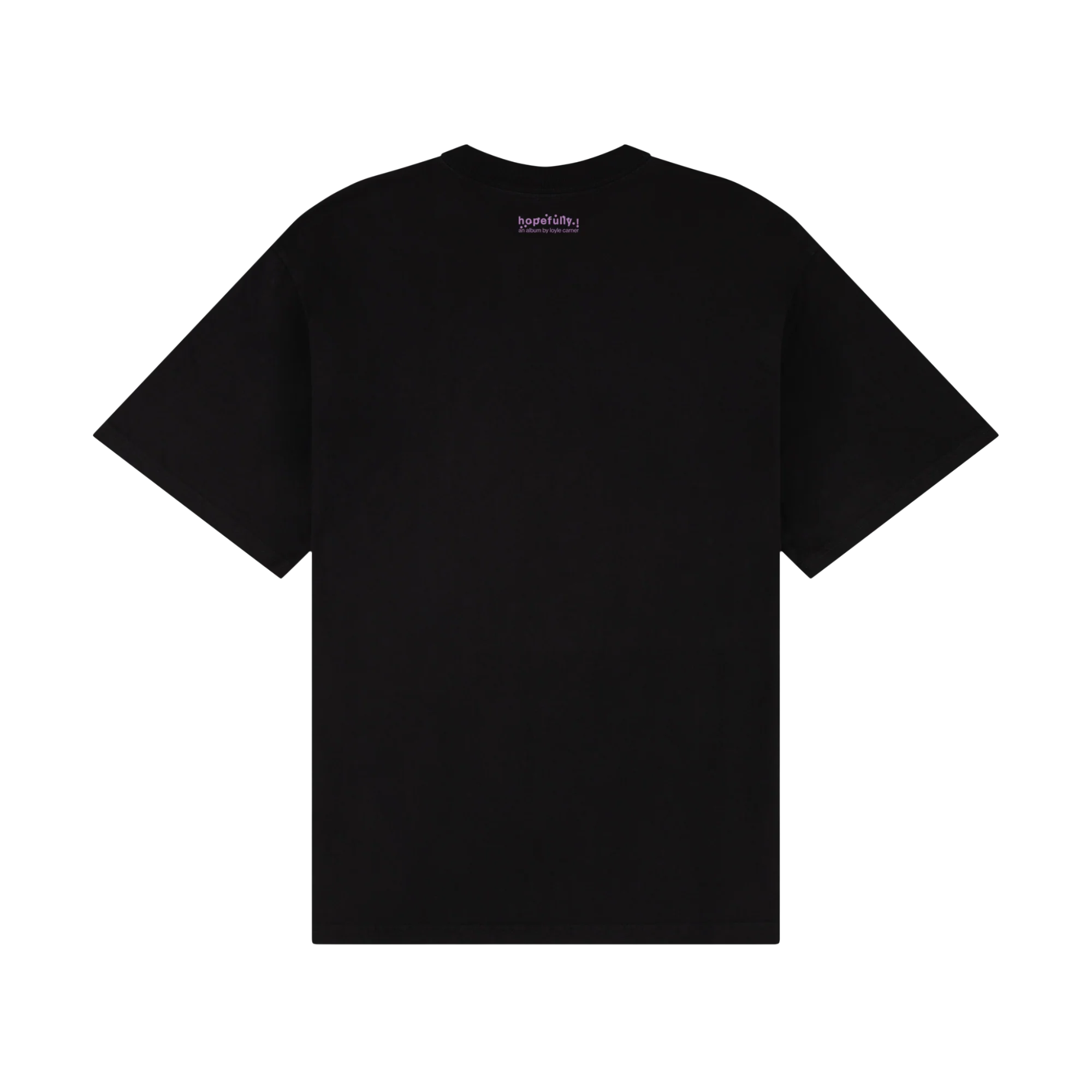 'hope that you're looking up too' black t-shirt - Image 3