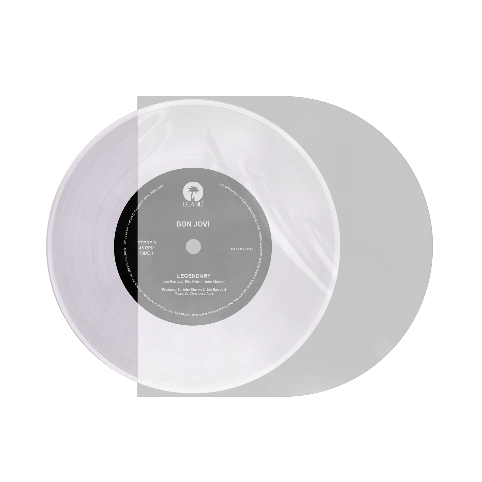 Legendary CLEAR 7â VINYL (LIMITED EDITION) - Image 2