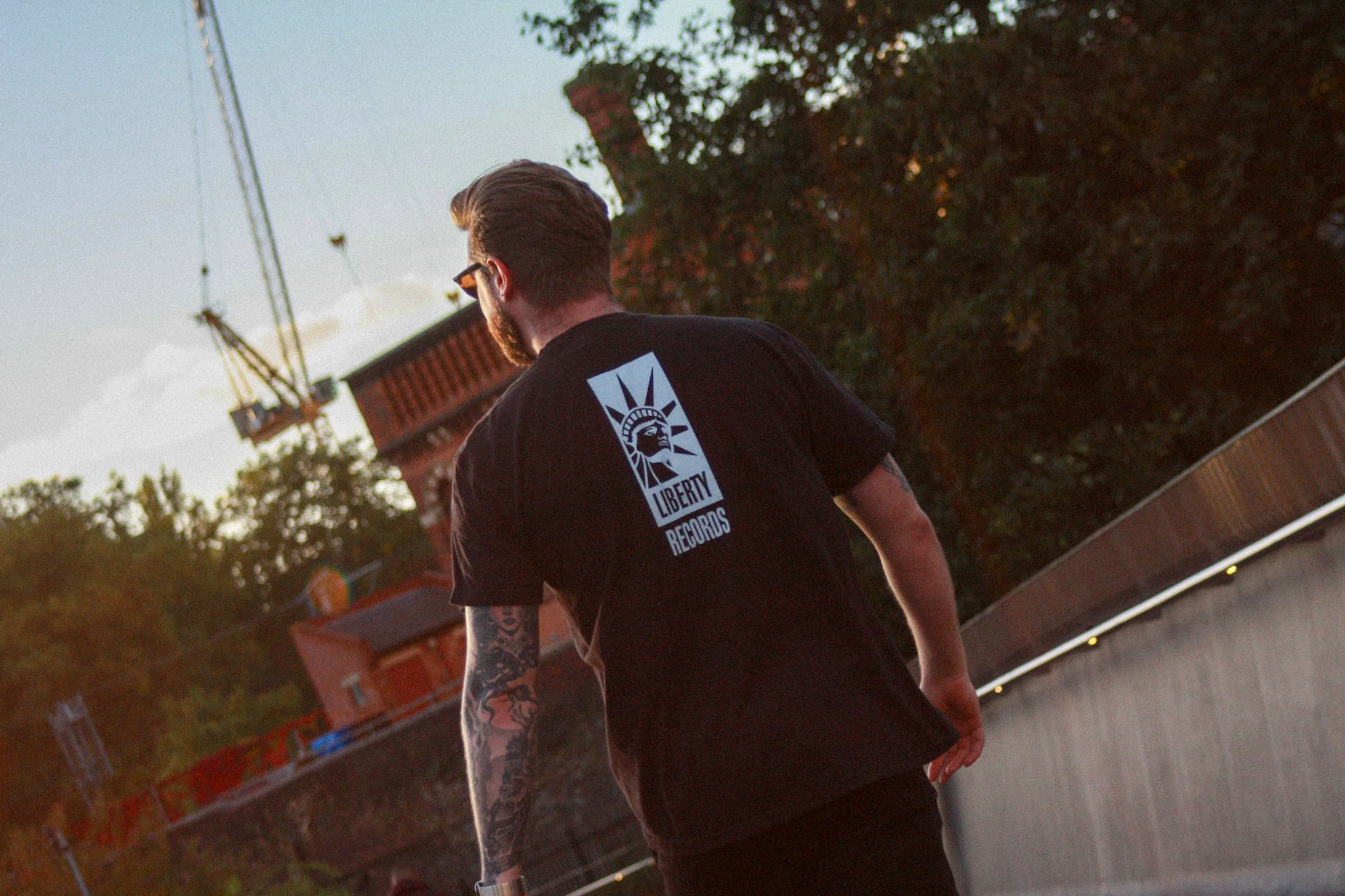 Liberty Logo Black T-shirt - Image 2
