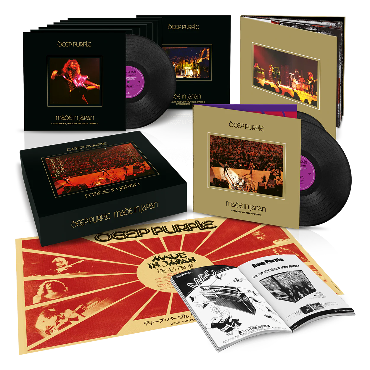 Made In Japan 50 (Deluxe – 2025 Mix): Exclusive 10LP Vinyl Box Set