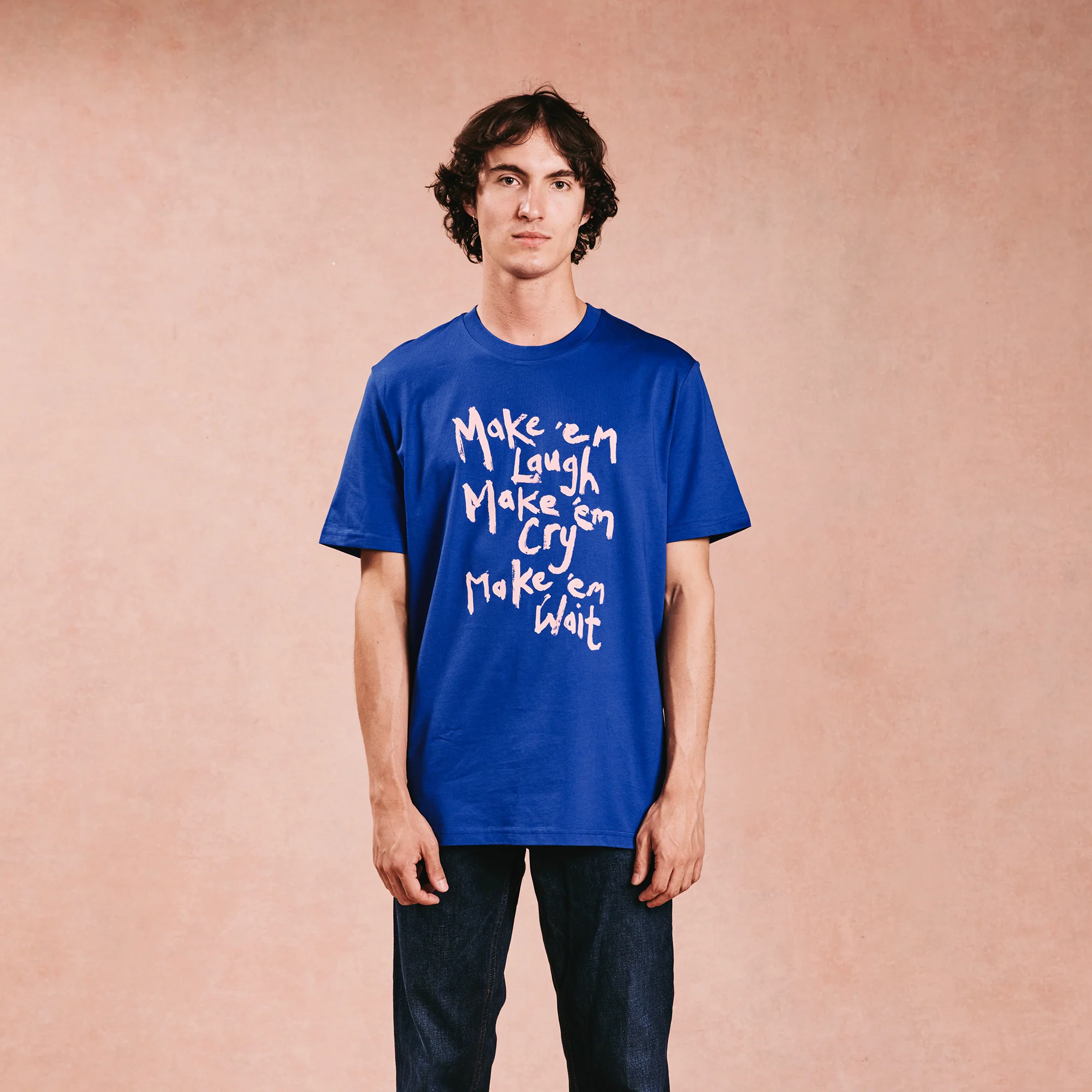 Make 'Em Laugh Blue T-Shirt - Image 2