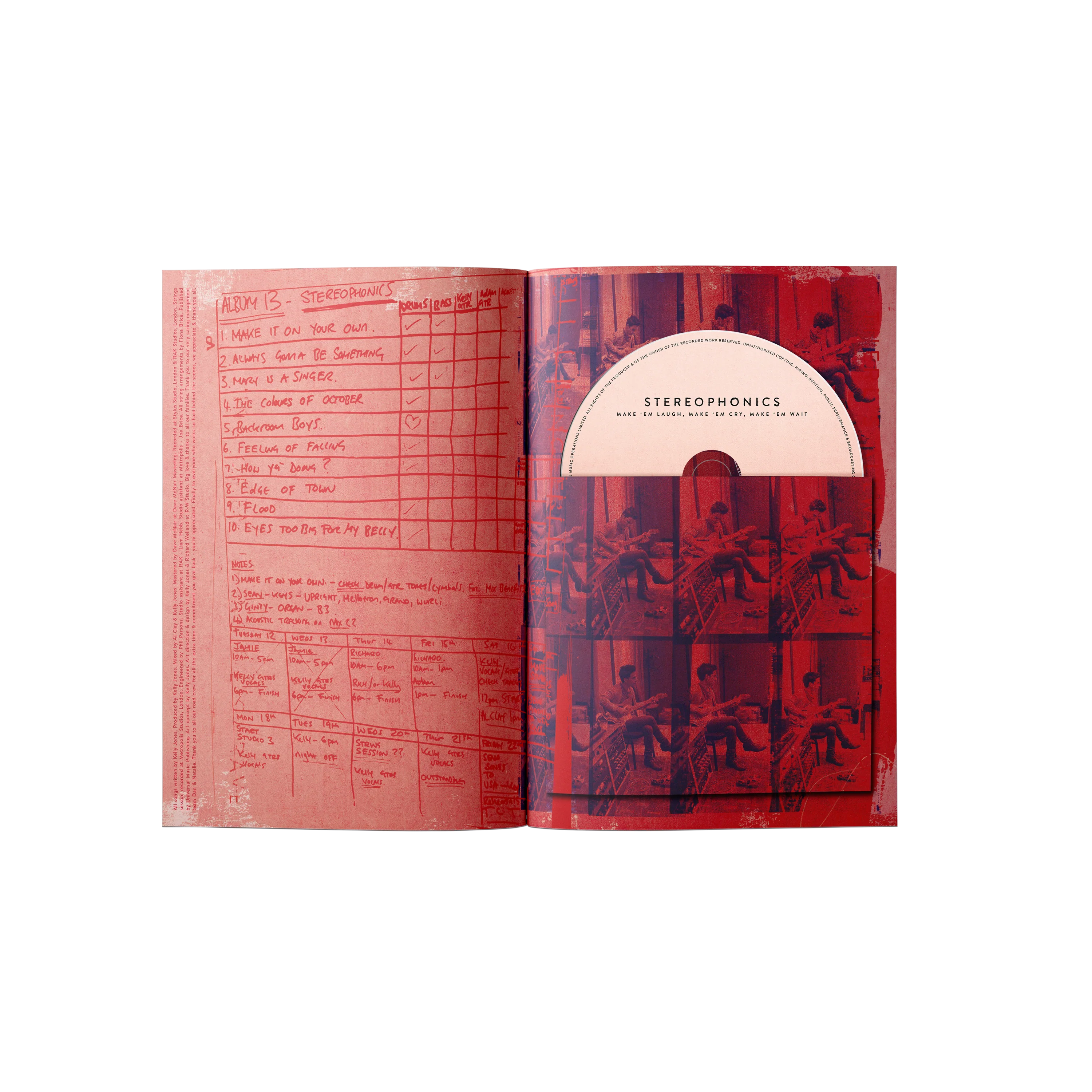 Make ‘em Laugh, Make ‘em Cry, Make ‘em Wait - CD Zine