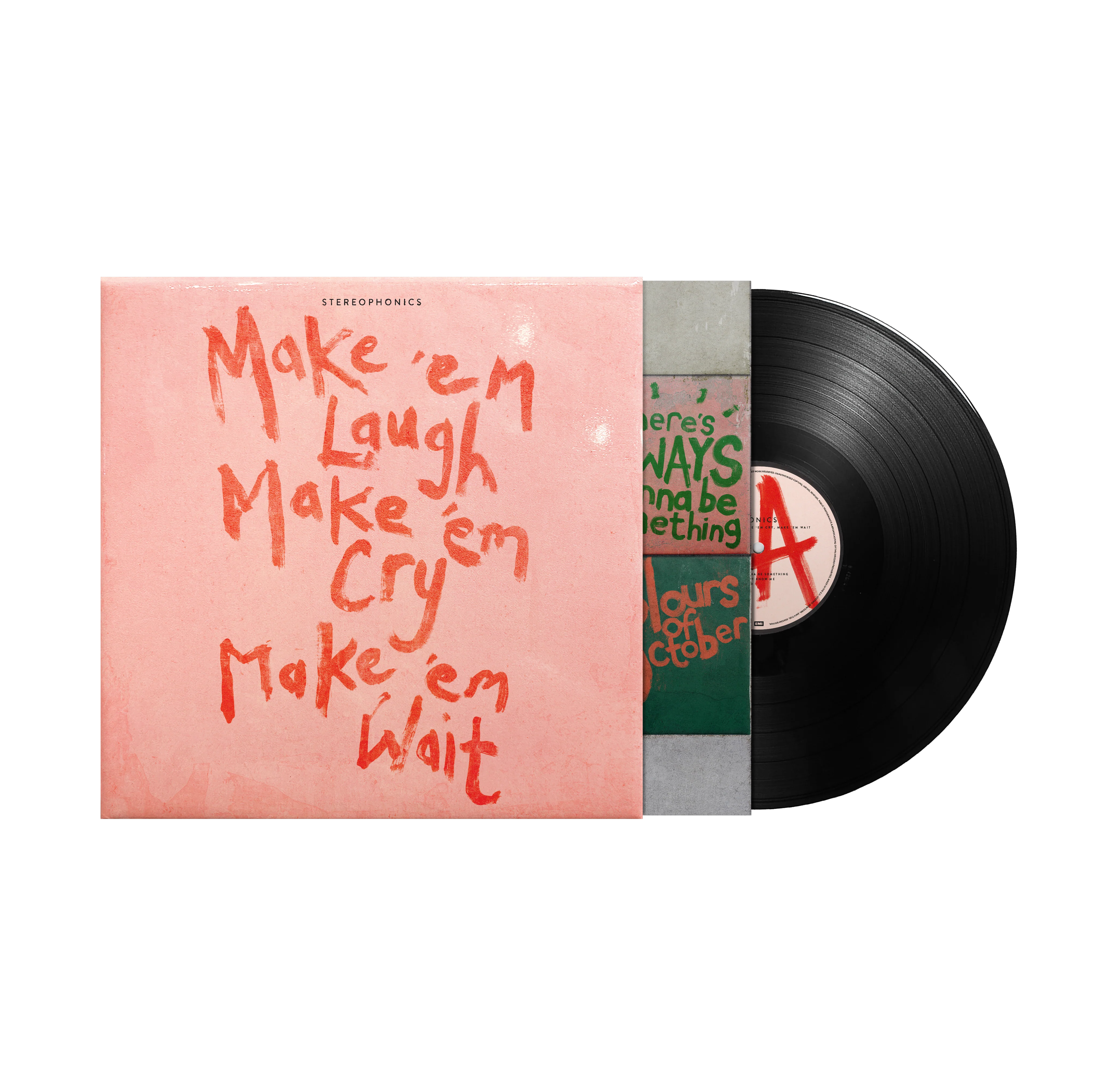Make āem Laugh, Make āem Cry, Make āem Wait - Recycled Black Vinyl