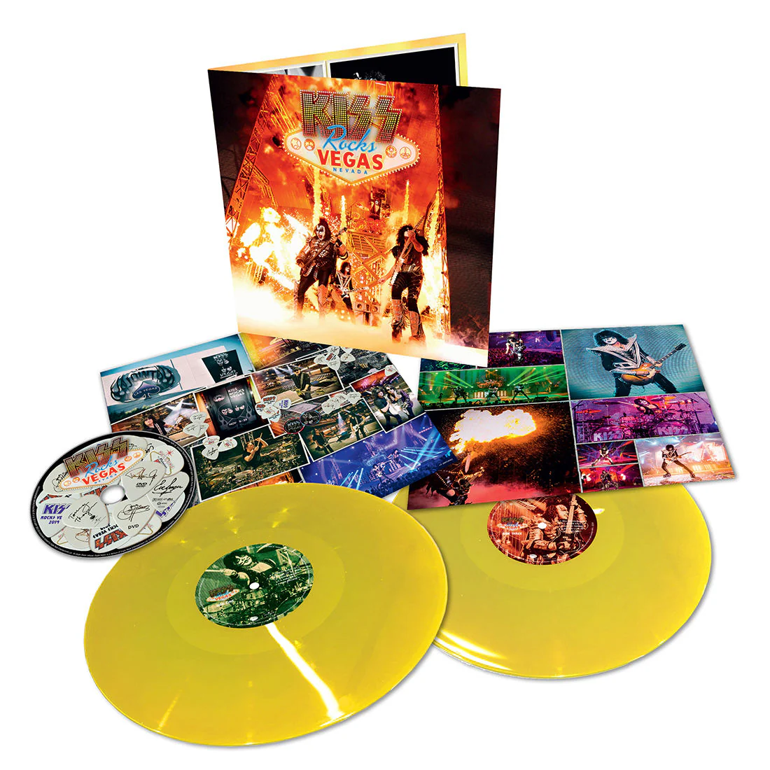 Rocks Vegas: Limited Edition Yellow Gatefold Vinyl 2LP