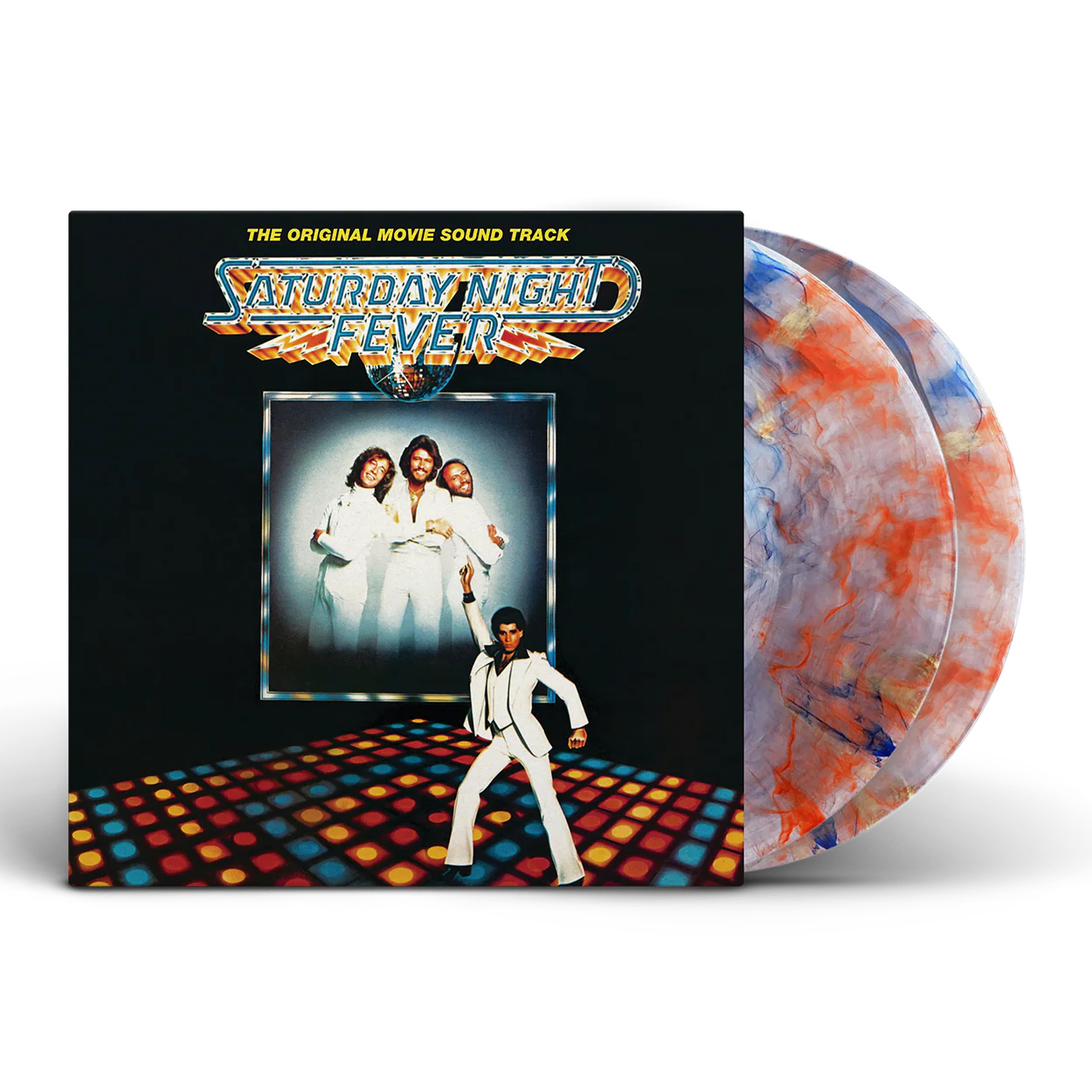 Saturday Night Fever: Red, Orange and Blue Marble Vinyl 2LP