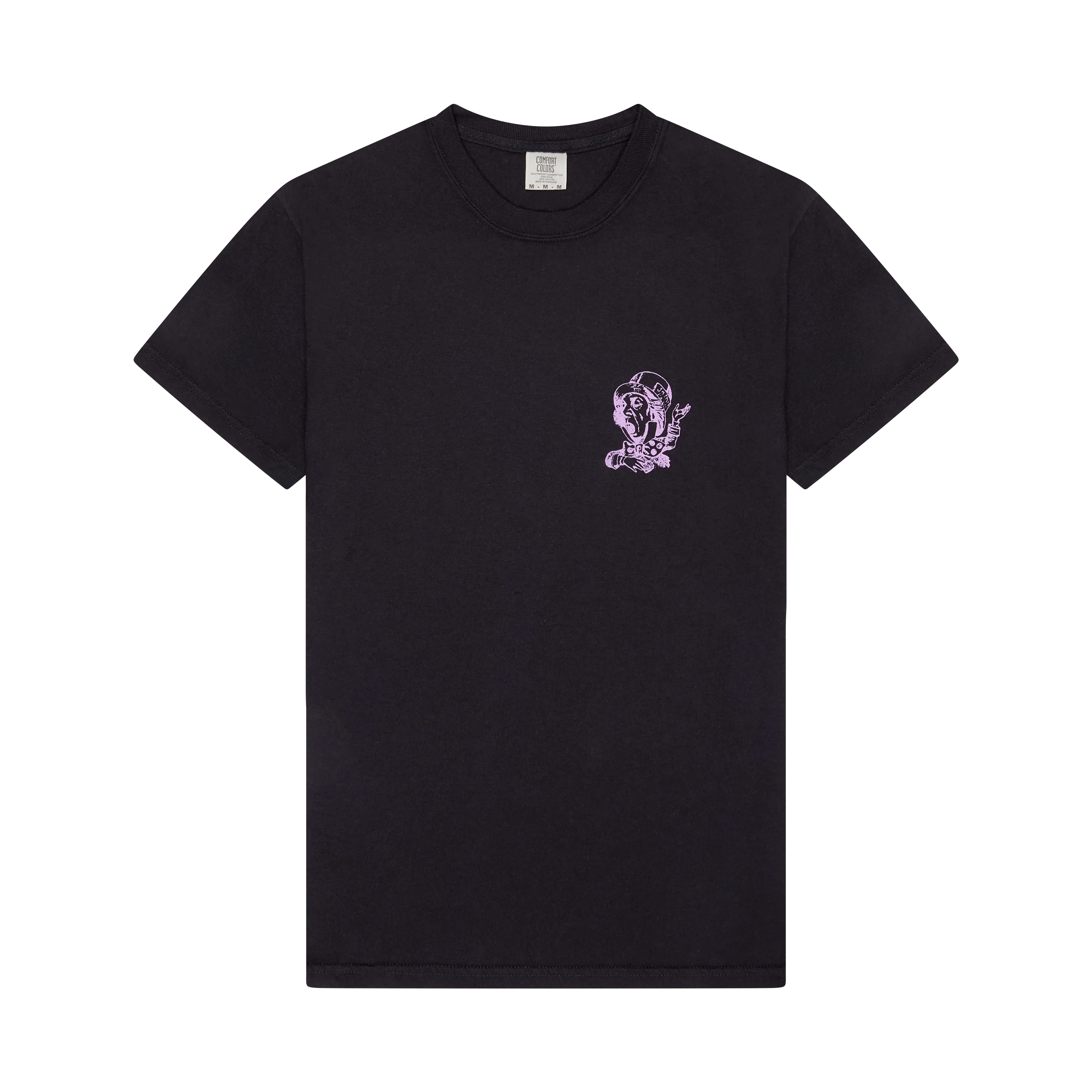 The Charisma Label Logo Black/Pink T-Shirt - Image 3