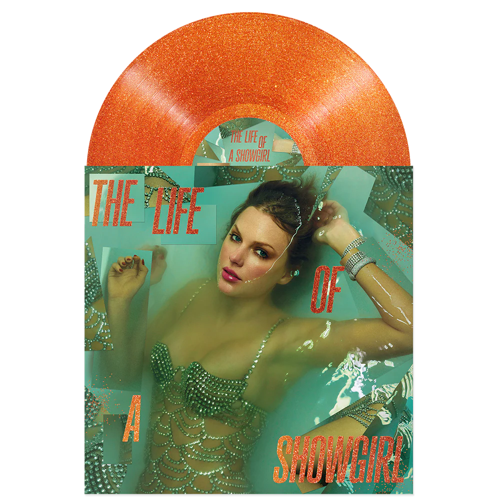 The Life of a Showgirl: Sweat and Vanilla Perfume Portofino Orange Glitter Vinyl