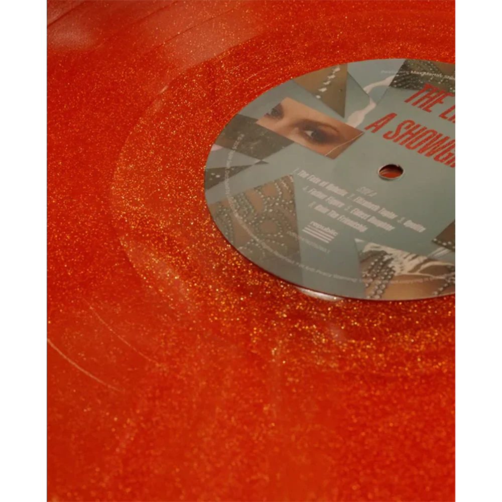 The Life of a Showgirl: Sweat and Vanilla Perfume Portofino Orange Glitter Vinyl - Image 4