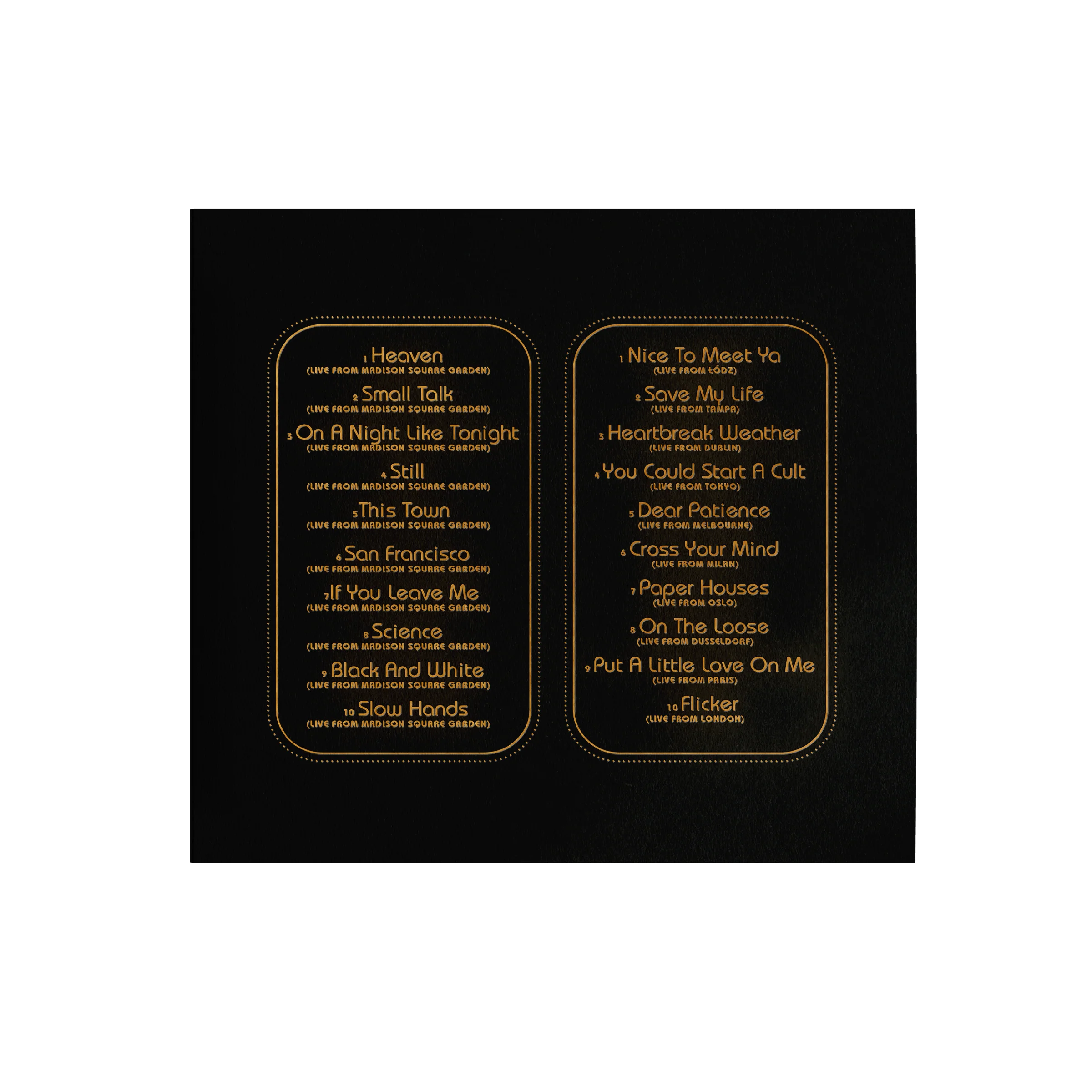 The Show: Live On Tour CD - Image 6