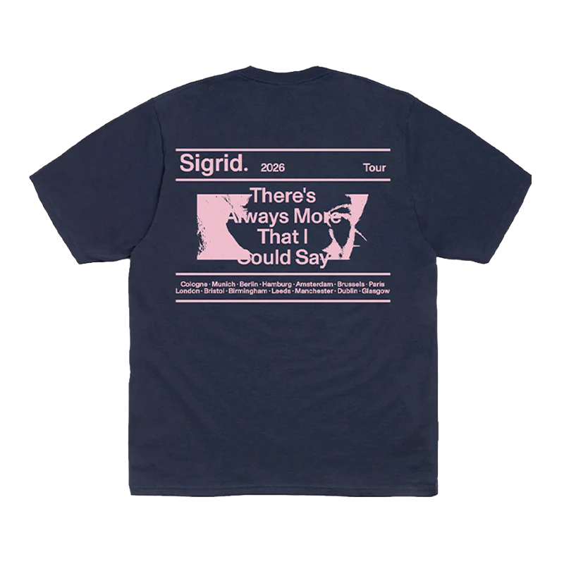 There's Always More That I Could Say Navy Tour T-Shirt