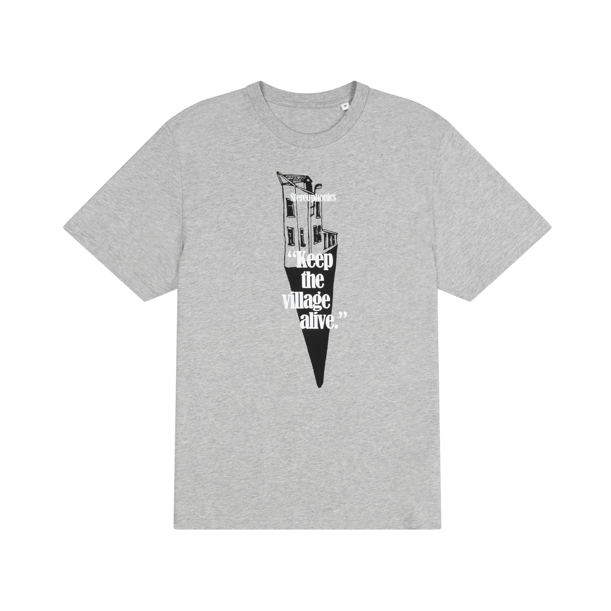 Vintage Keep The Village Alive Grey T-Shirt