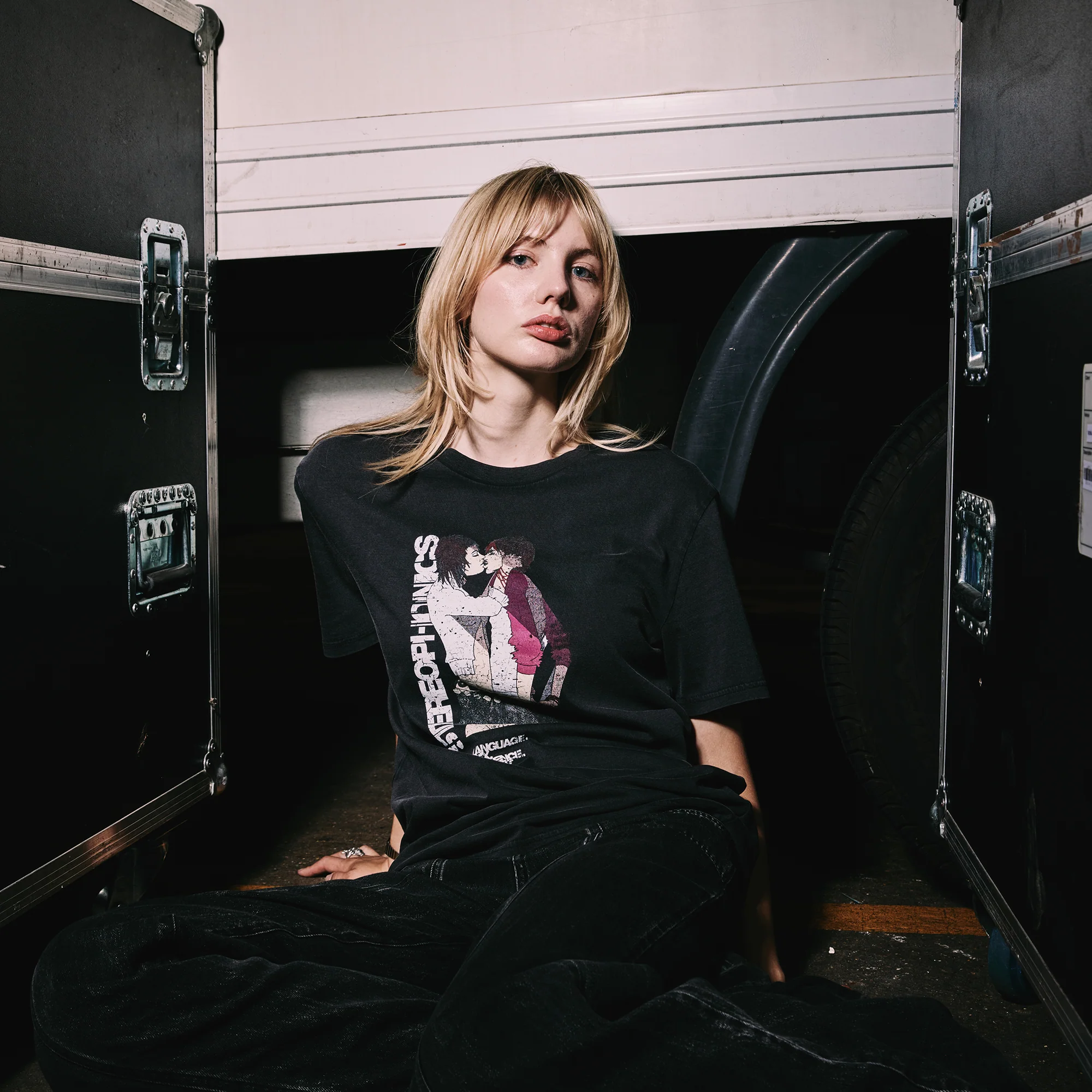 Vintage Language.Sex.Violence.Other? Faded Black T-Shirt - Image 2