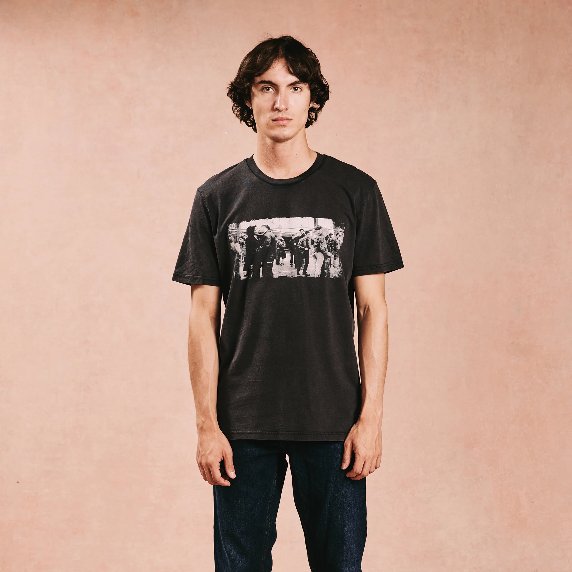 Vintage Performance And Cocktails Faded Black T-Shirt - Image 4