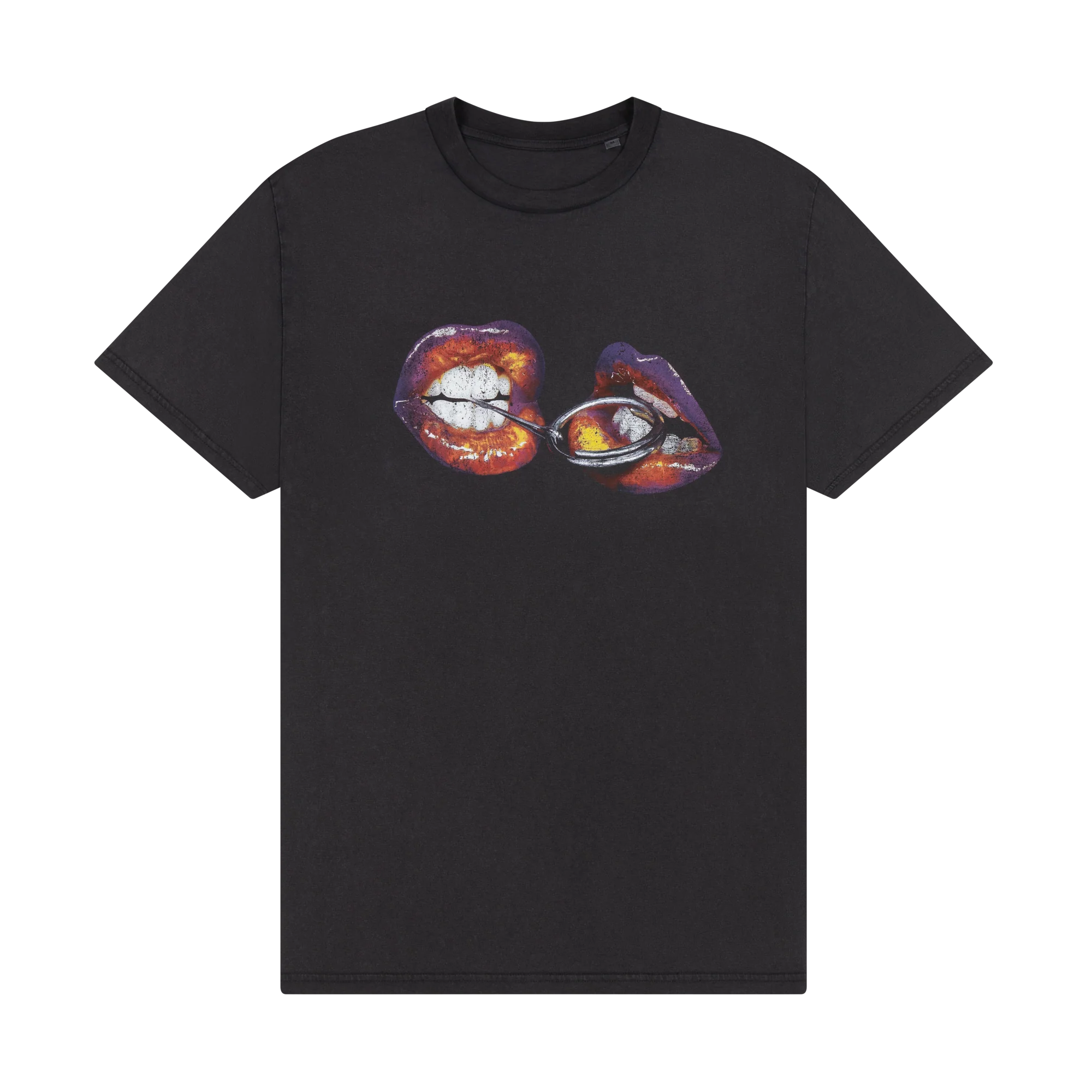 Vintage Pull The Pin Faded Black T-Shirt